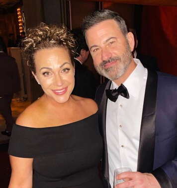 Jill Kimmel with her brother, Jimmy Kimmel. 